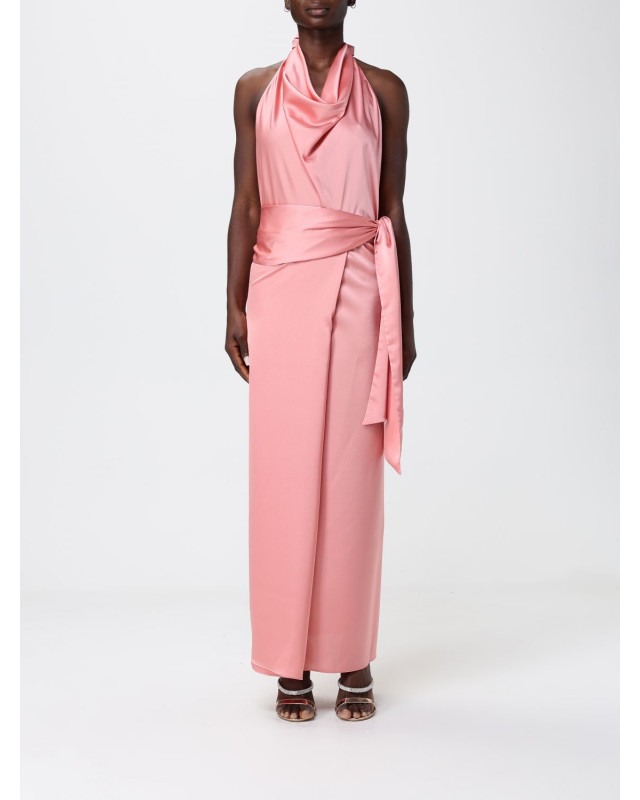 [HANITA] Sleeveless dress SS26 HV37664610 VELVET CORAL