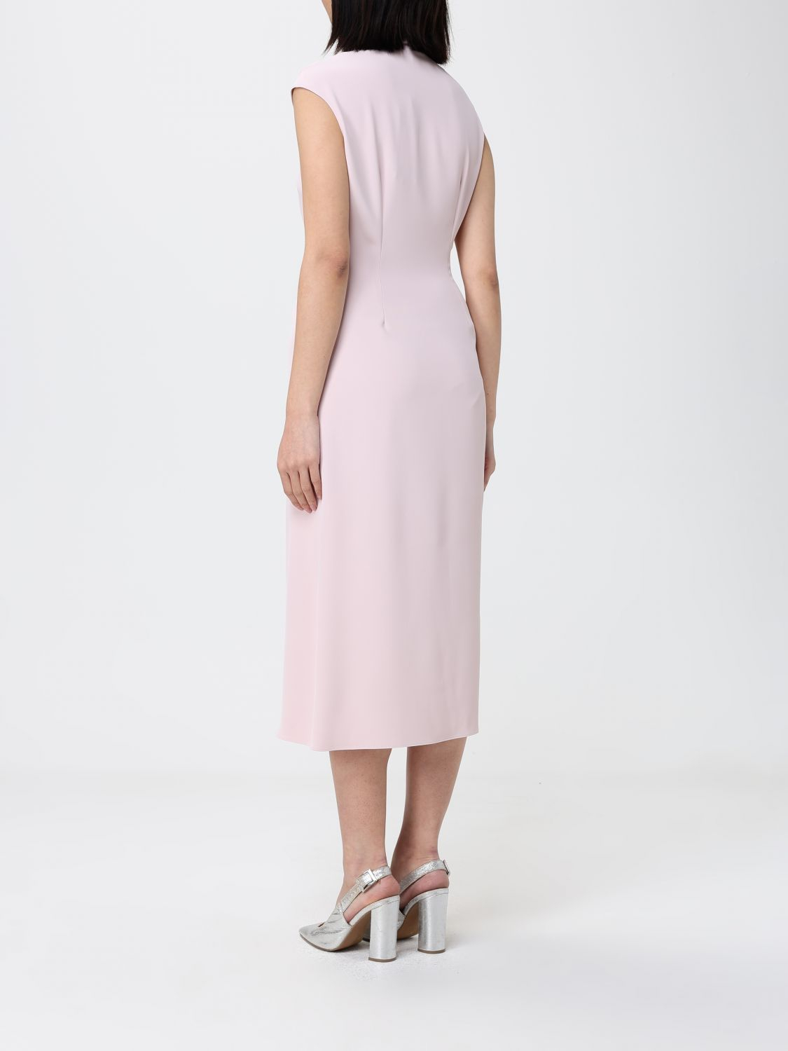 [HANITA] Sleeveless dress SS26 HV37644558 ROSA QUARZO
