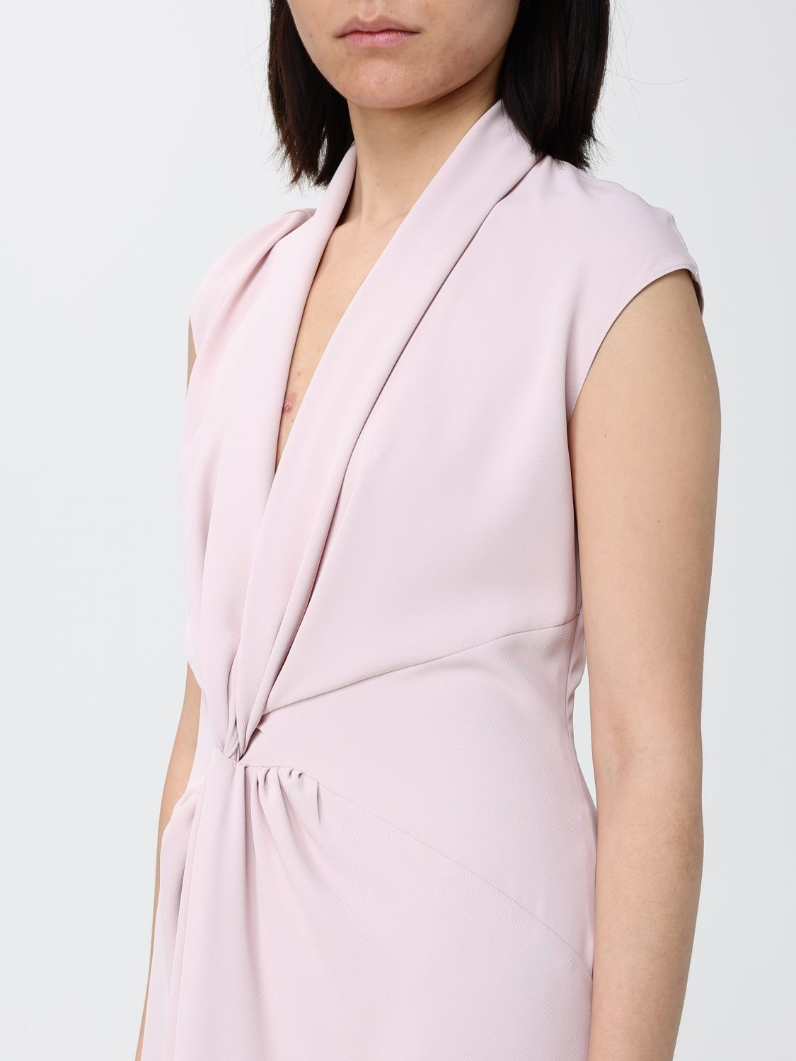 [HANITA] Sleeveless dress SS26 HV37644558 ROSA QUARZO