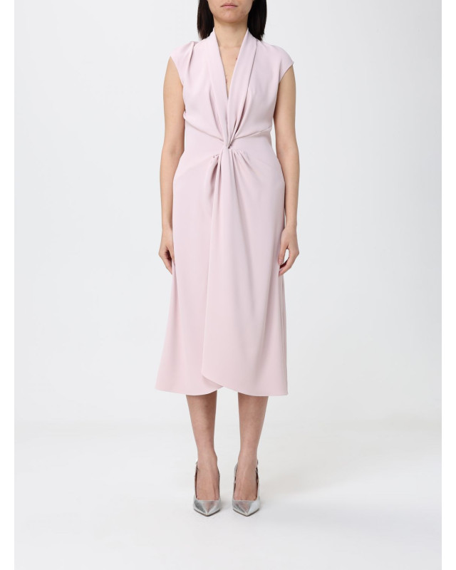 [HANITA] Sleeveless dress SS26 HV37644558 ROSA QUARZO