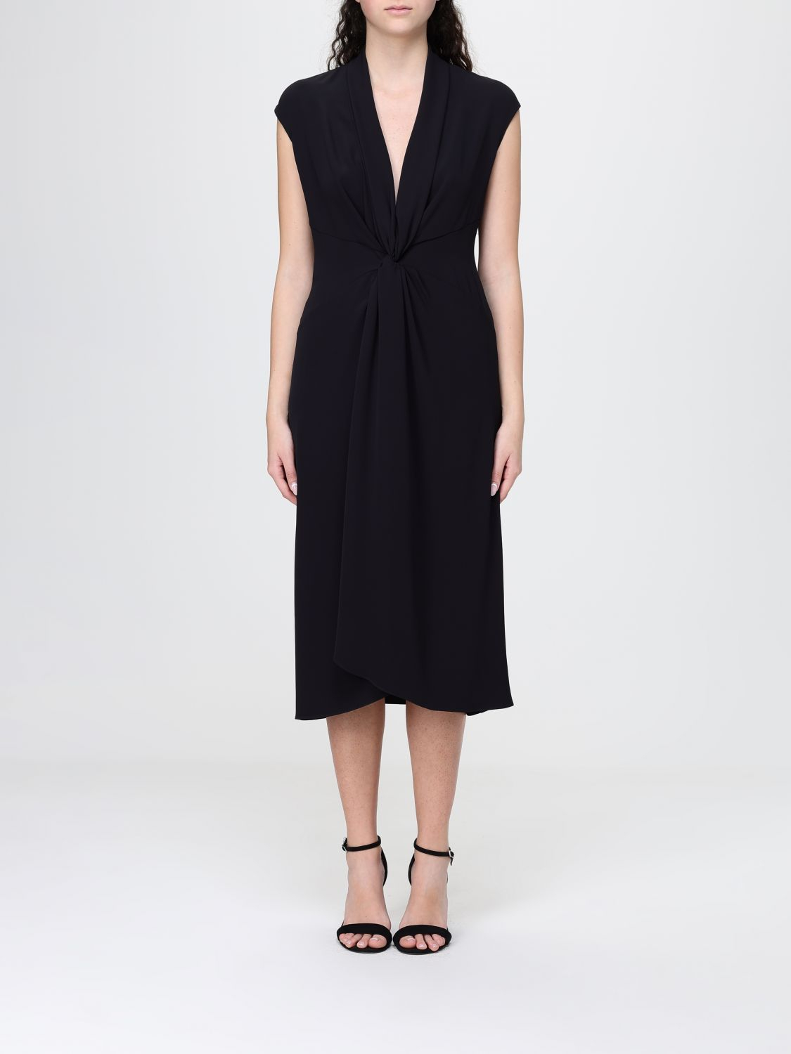 [HANITA] Sleeveless dress SS26 HV37644558 NERO