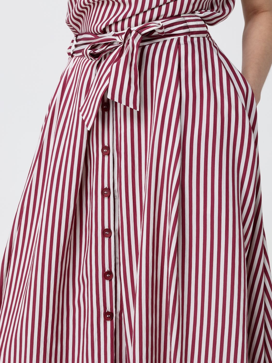 [HANITA] Long skirt SS26 HG10384577 CILIEGIA