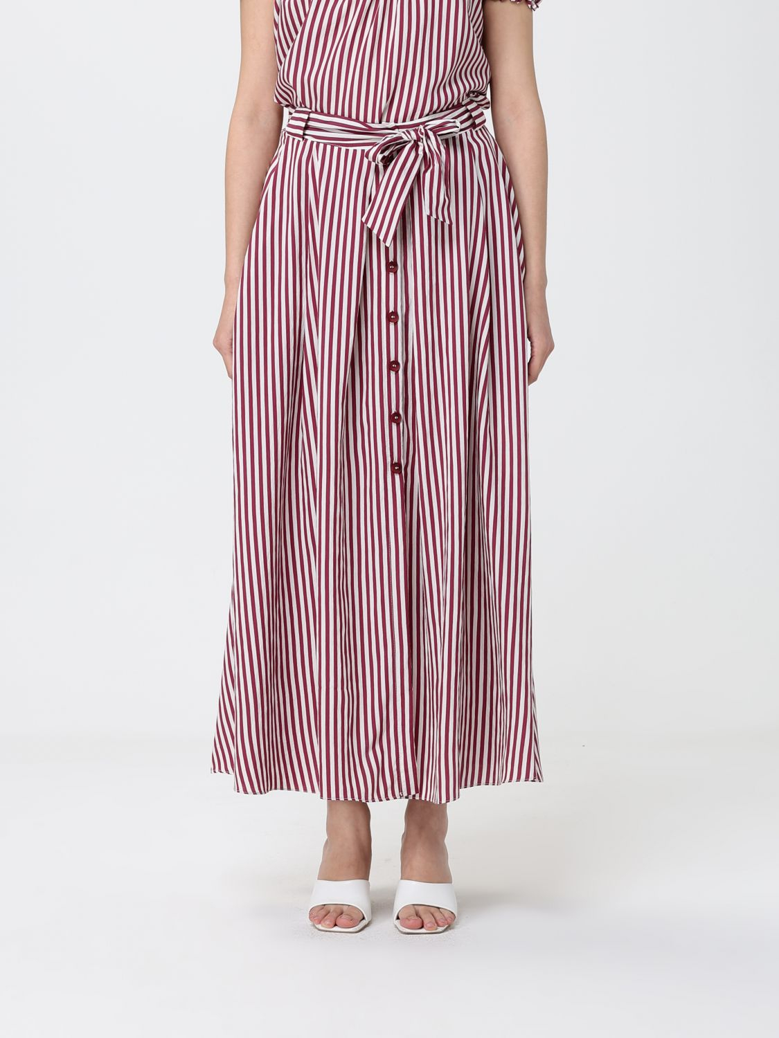 [HANITA] Long skirt SS26 HG10384577 CILIEGIA