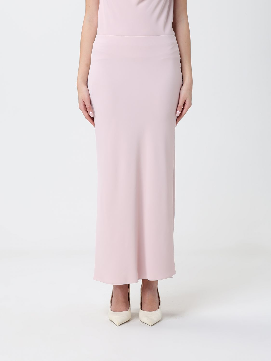 [HANITA] Long skirt SS26 HG10314558 ROSA QUARZO