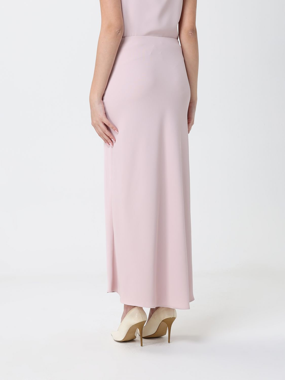 [HANITA] Long skirt SS26 HG10314558 ROSA QUARZO
