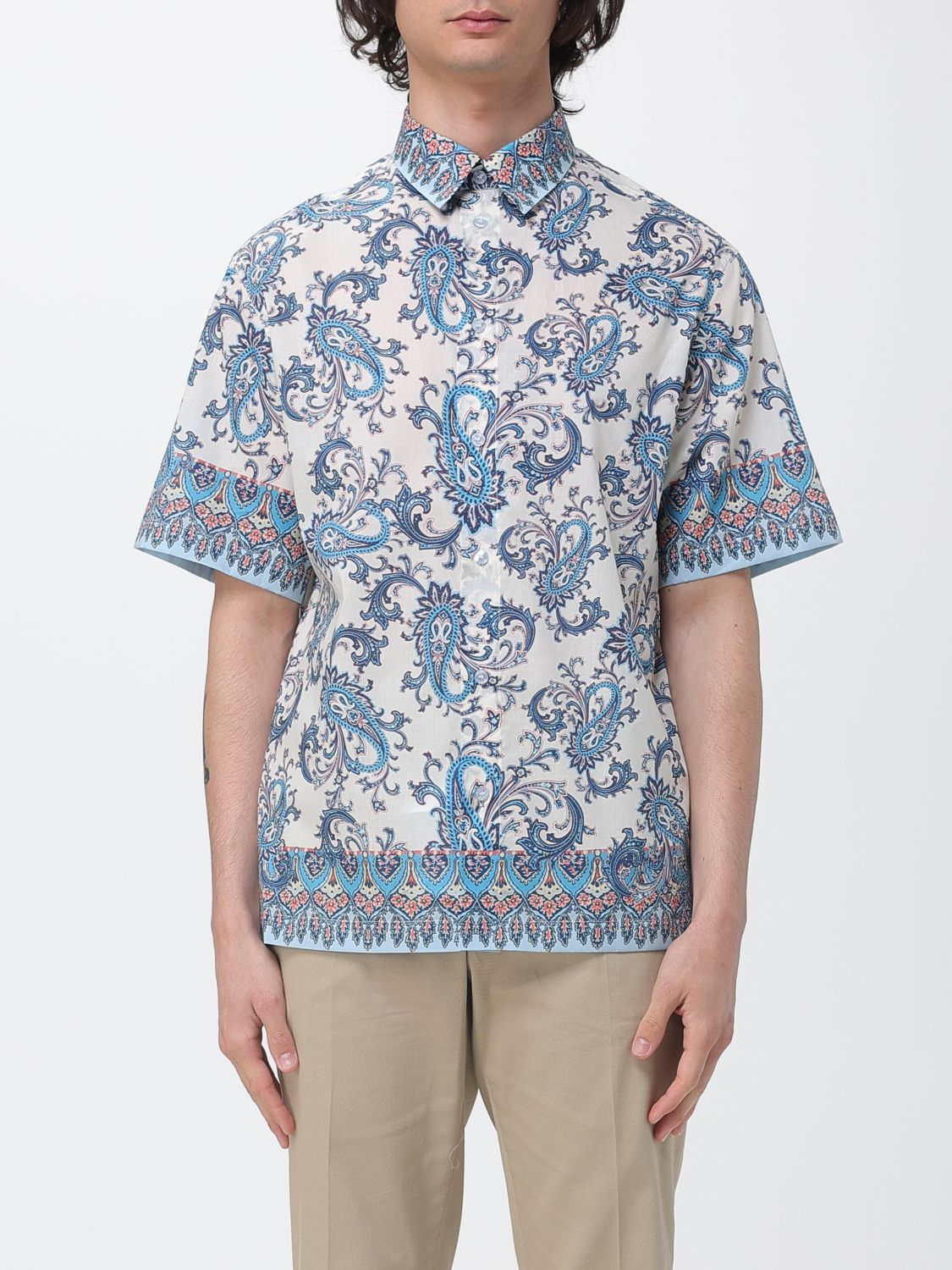 [Etro] Shirts Short Sleeve SS26 MRIC001199SP5G7 X0880