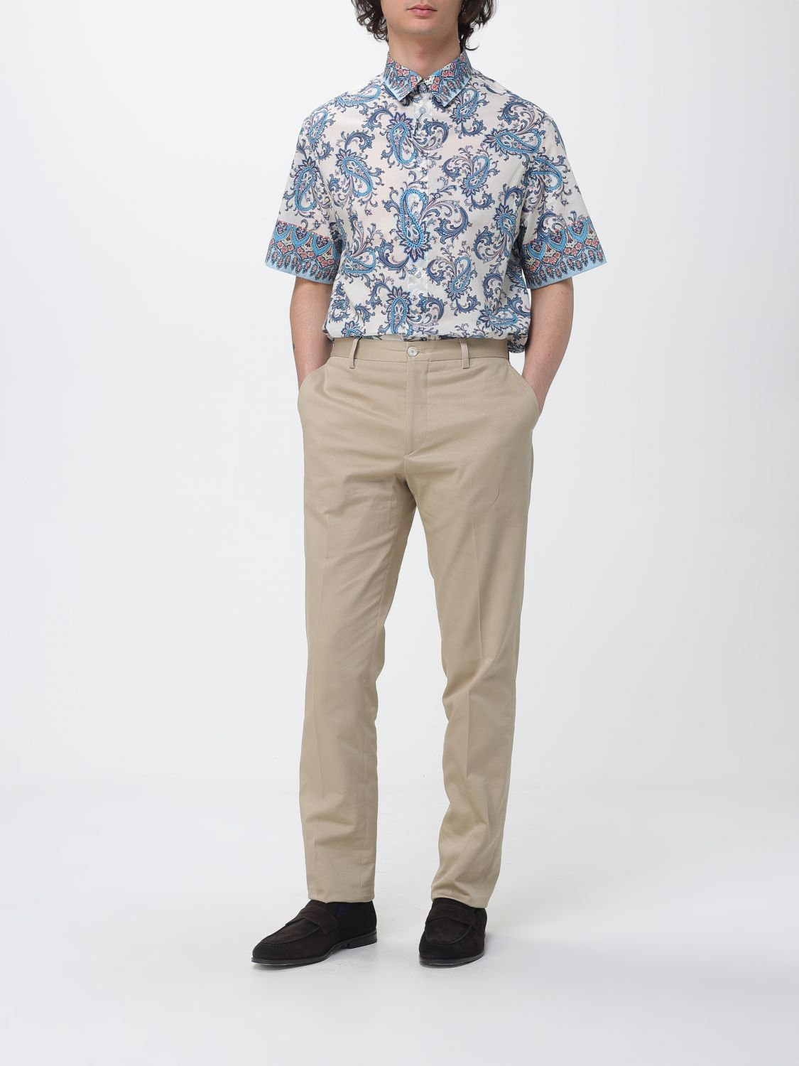 [Etro] Shirts Short Sleeve SS26 MRIC001199SP5G7 X0880