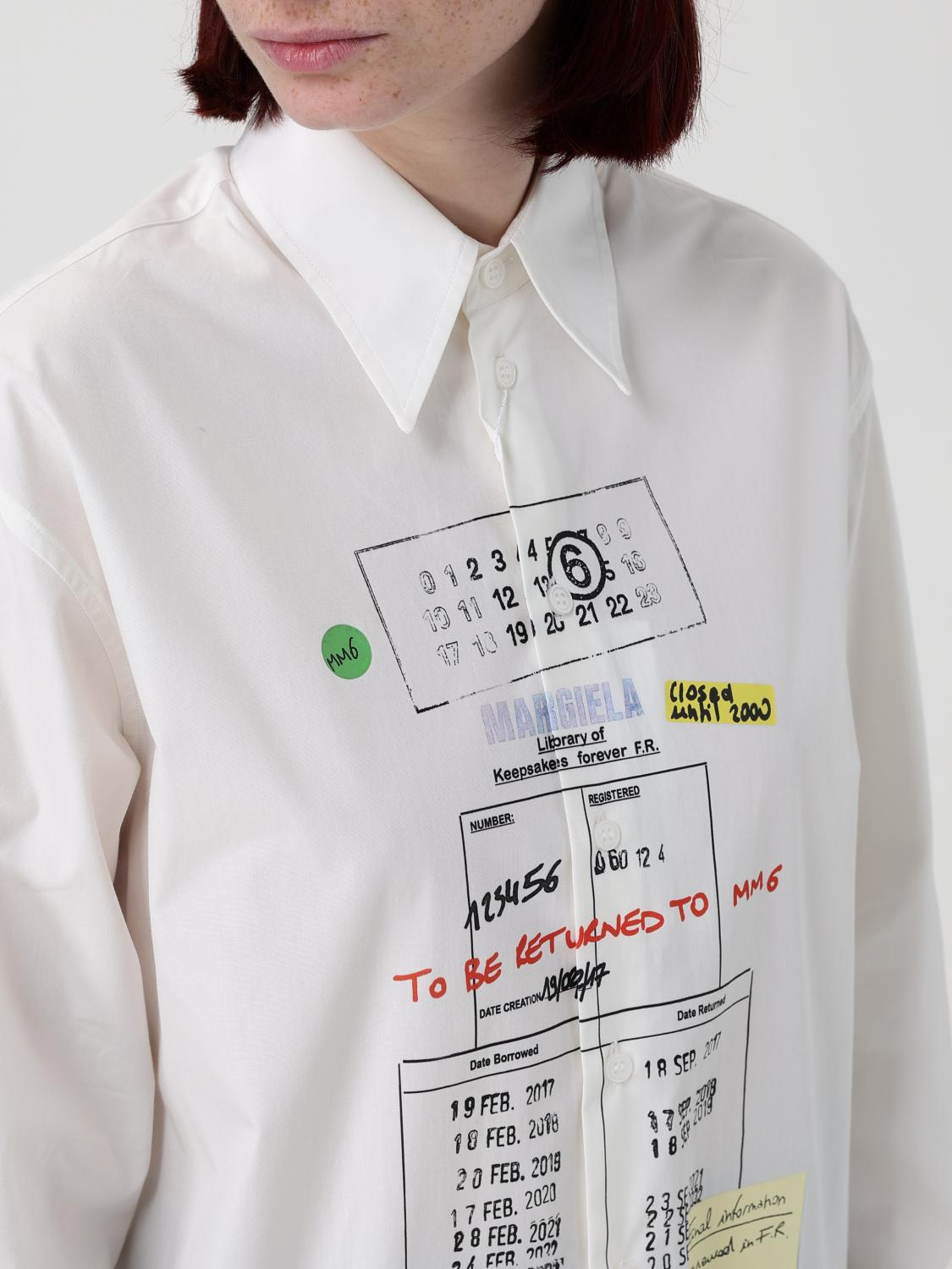 [MM6 Maison Margiela] Shirts Long Sleeve SS26 S52DL0237M35480 101