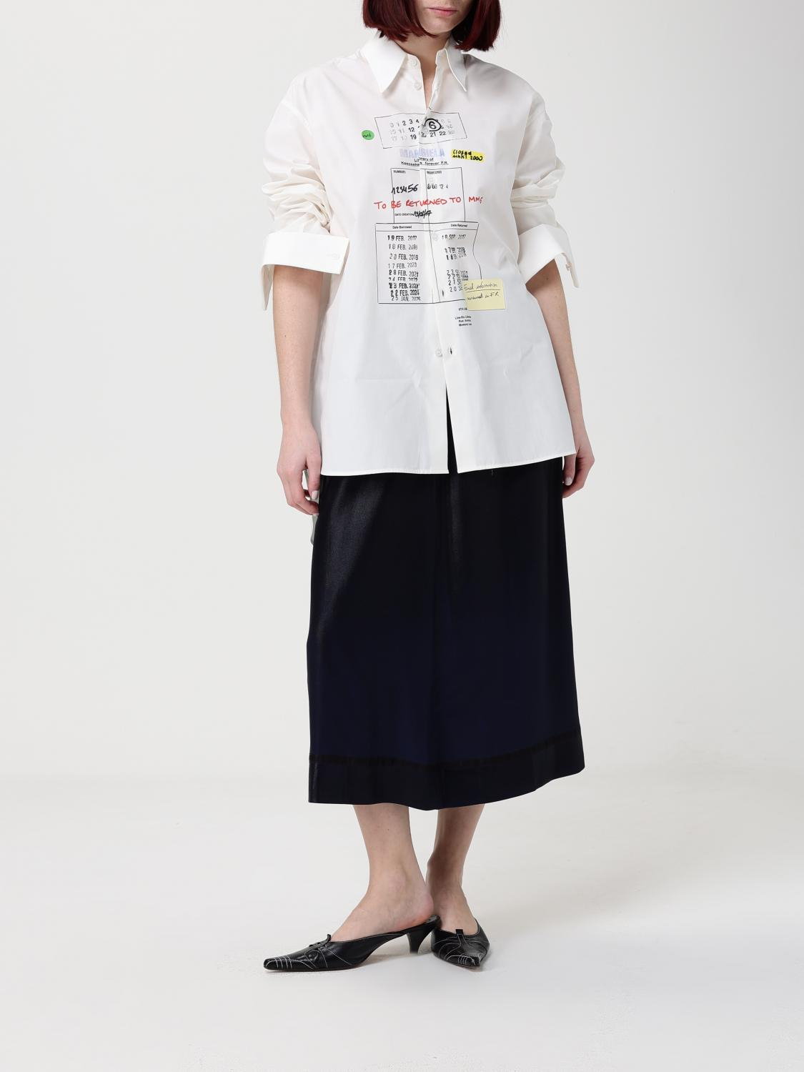 [MM6 Maison Margiela] Shirts Long Sleeve SS26 S52DL0237M35480 101