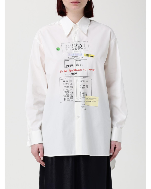 [MM6 Maison Margiela] Shirts Long Sleeve SS26 S52DL0237M35480 101