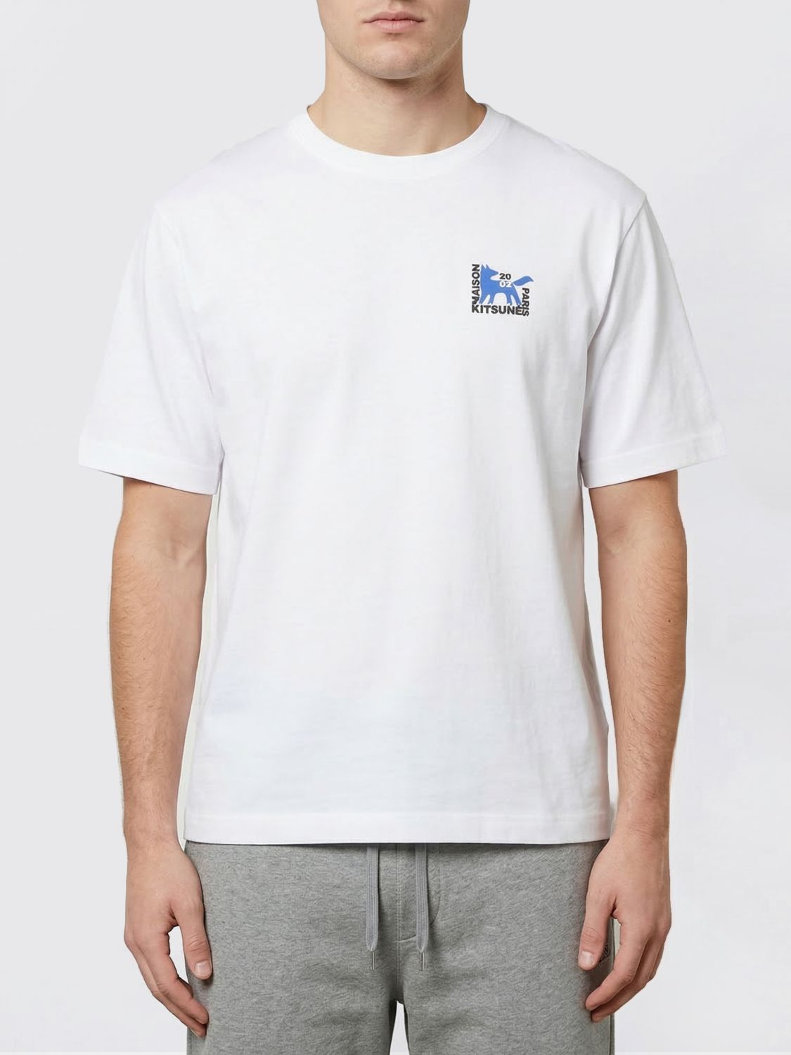 [MAISON KITSUNE] T-shirts Short Sleeve SS26 QM00111KJ0119 P100