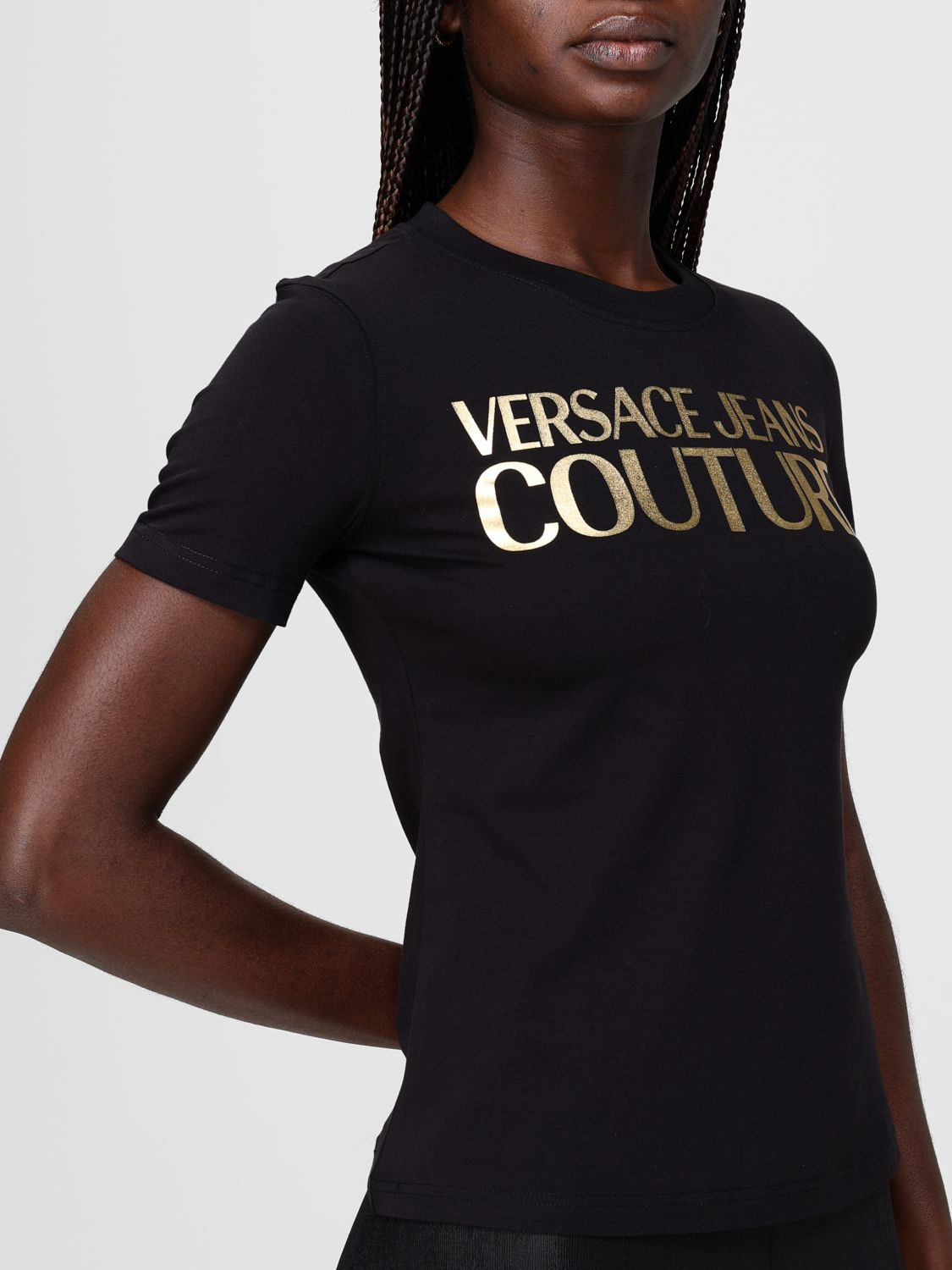 [VERSACE JEANS COUTURE] T-shirts Short Sleeve SS26 80HAHT00CJ03T G89