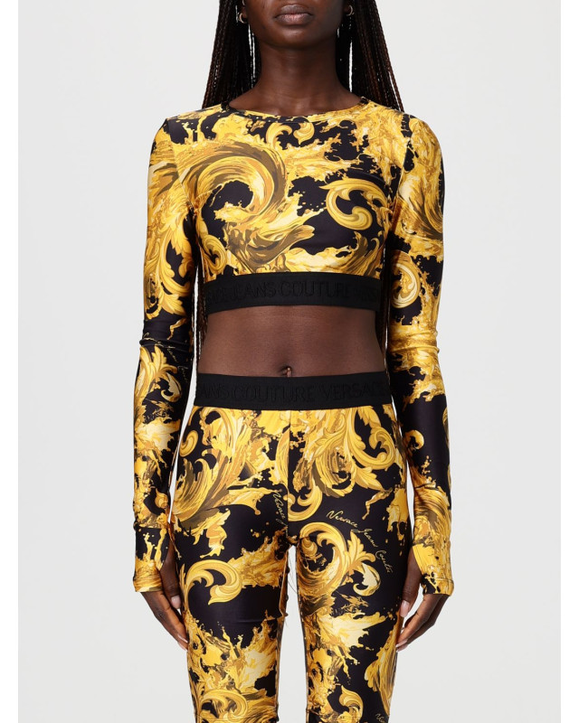 [VERSACE JEANS COUTURE] T-shirts Long Sleeve SS26 80HAH218JS532 G89