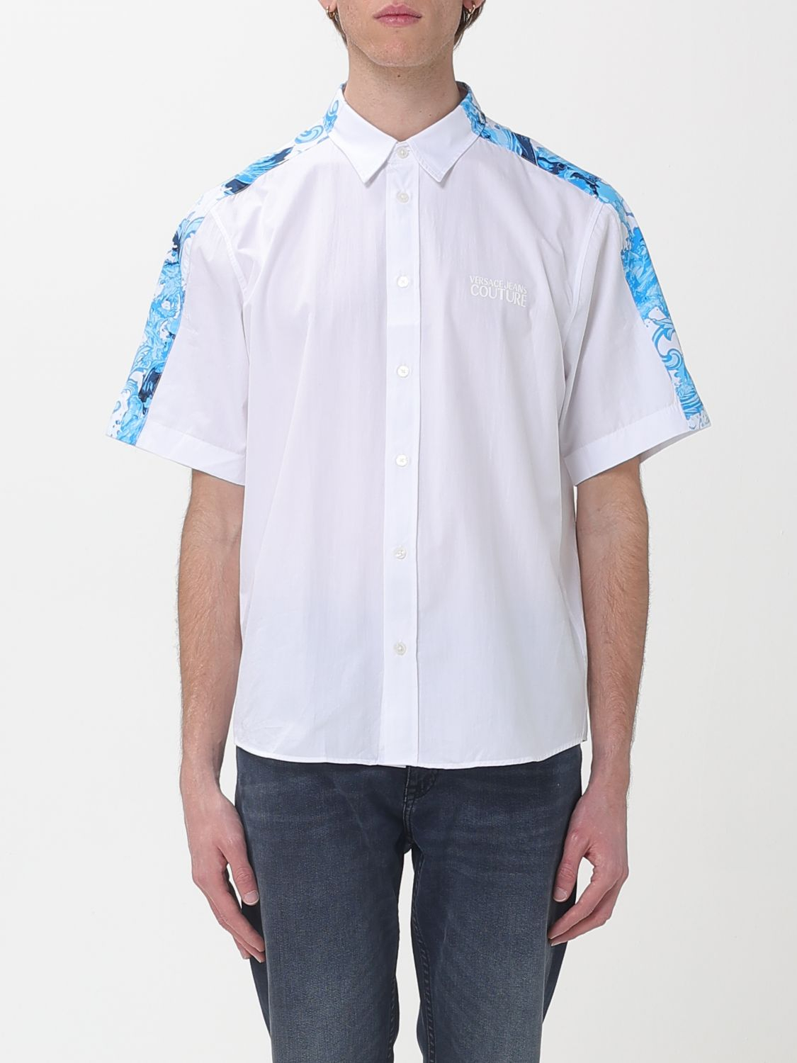 [VERSACE JEANS COUTURE] Shirts Short Sleeve SS26 80GAL220NS810 OE8
