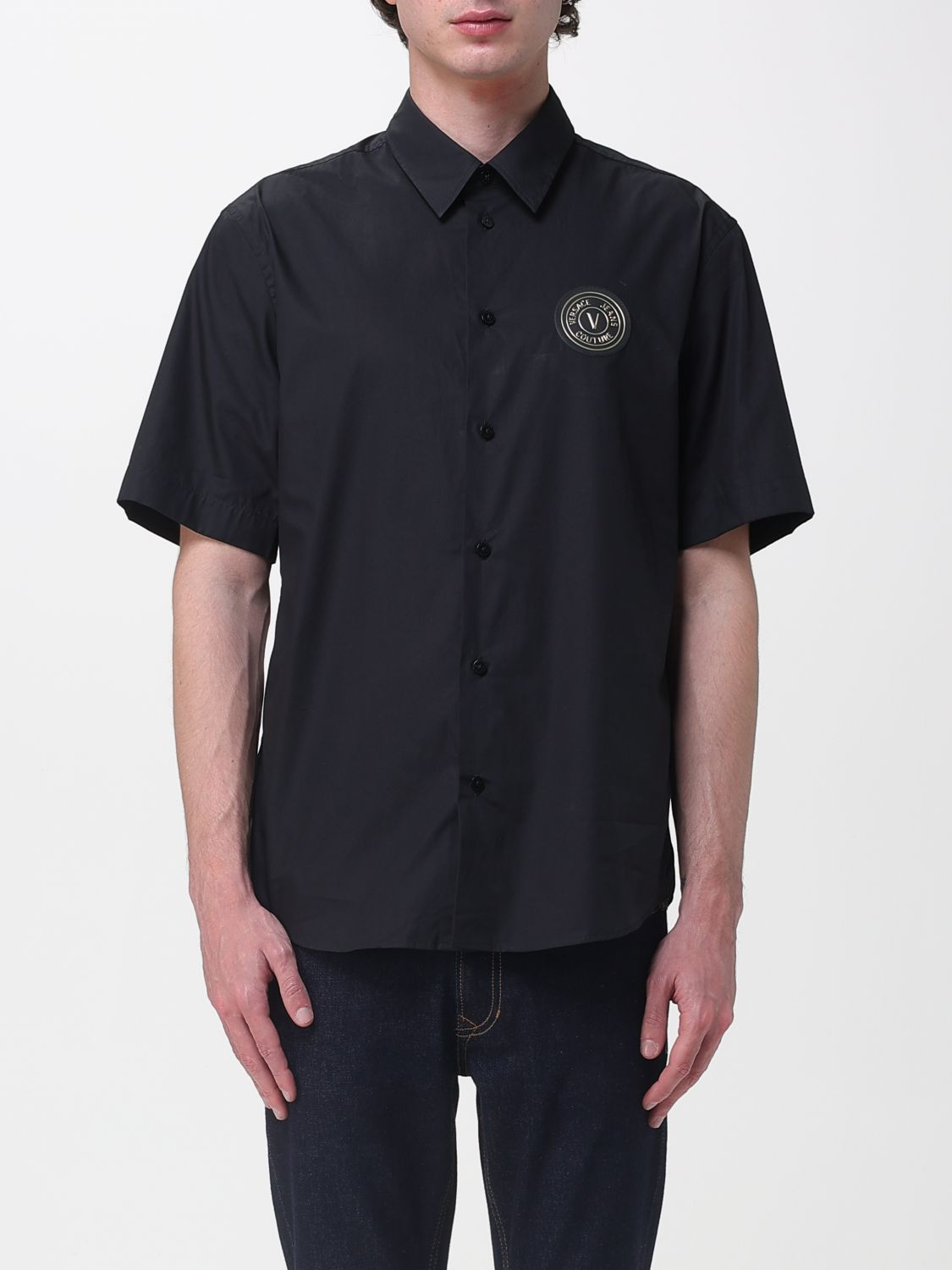 [VERSACE JEANS COUTURE] Shirts Short Sleeve SS26 80GALC11CNY17 G89