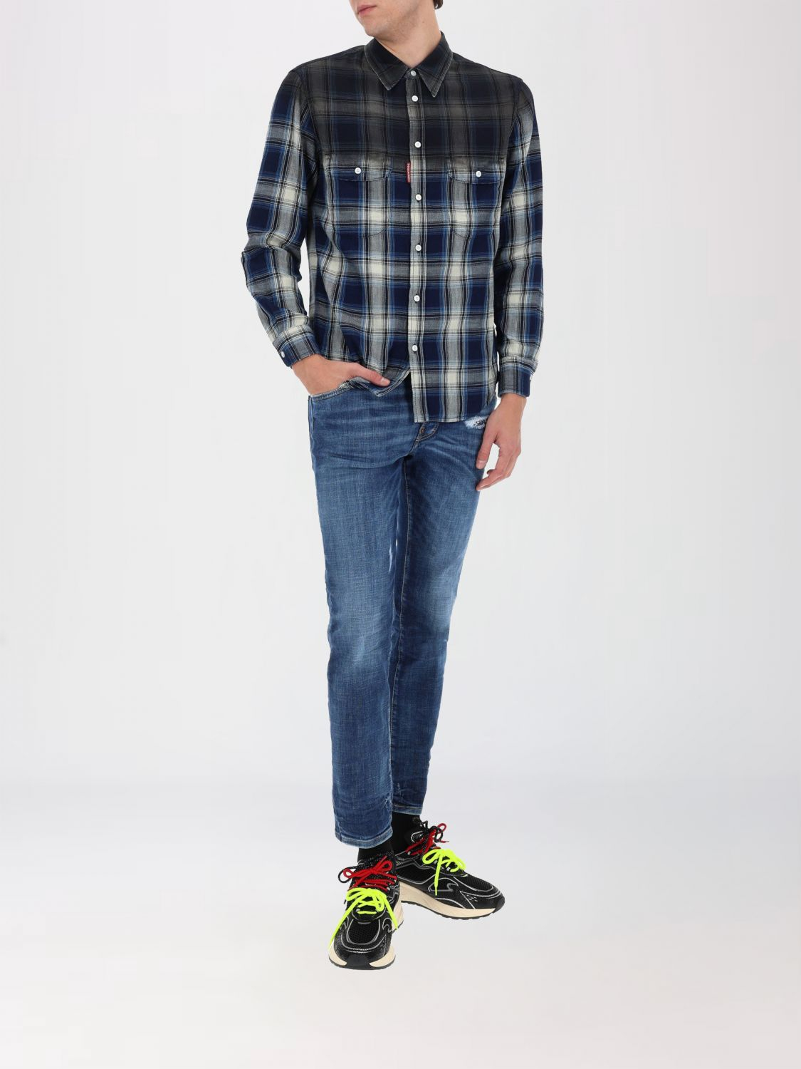 [Dsquared2] Shirts Long Sleeve SS26 S74DM0993D35206 001F