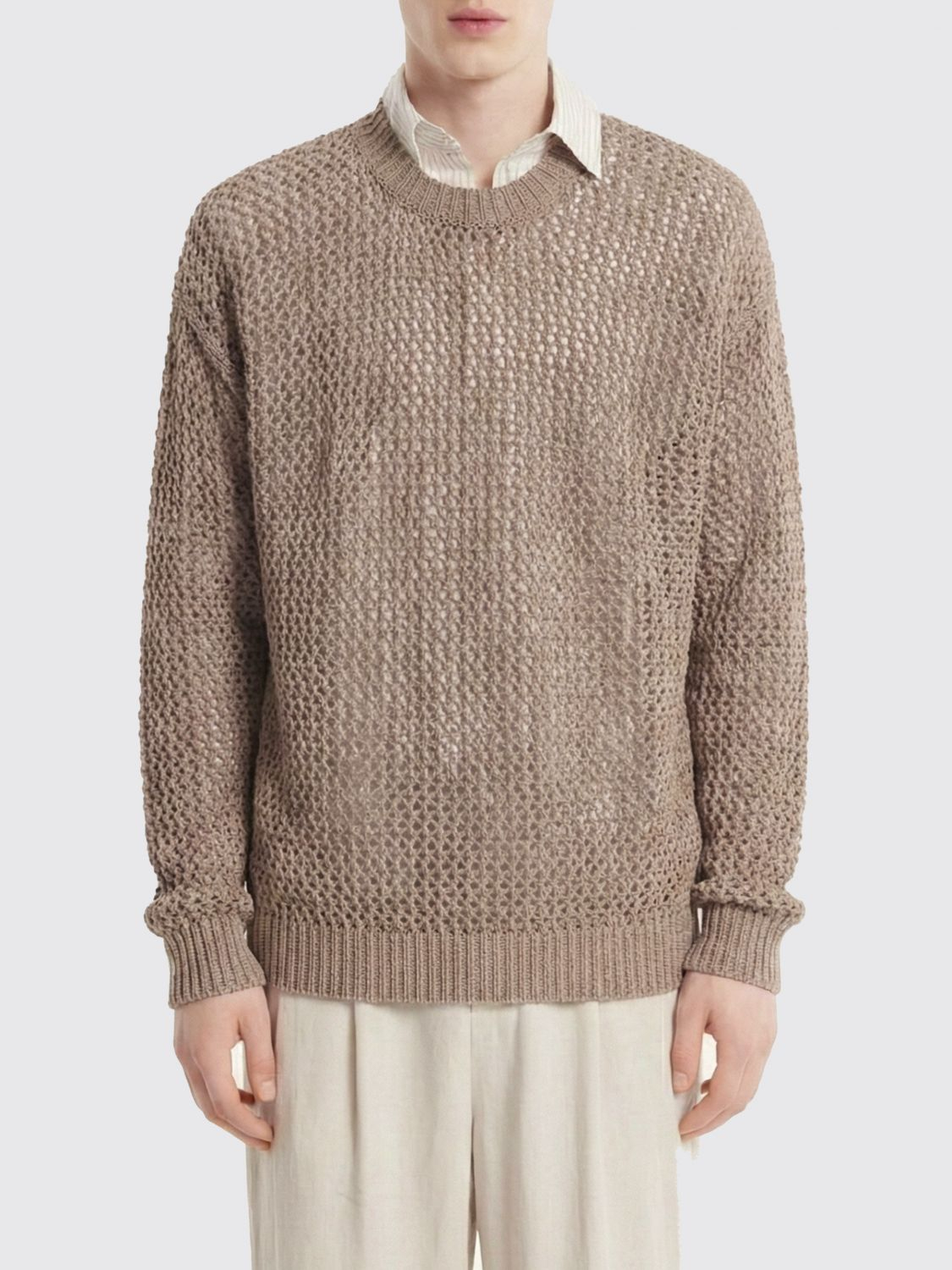 [MAISON KITSUNE] Knitwear SS26 QM00808KT1202 0430