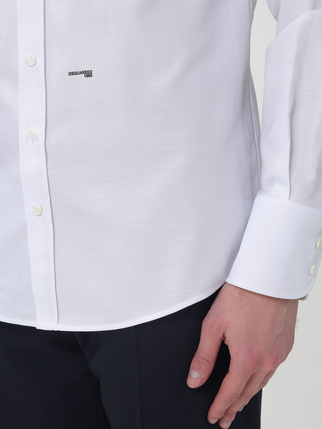 [Dsquared2] Shirts Long Sleeve SS26 S74DM1005S47420 100