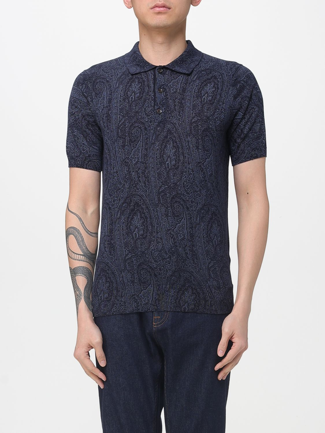 [Etro] T-shirts Short Sleeve SS26 MRKF0004AKG63 B0064