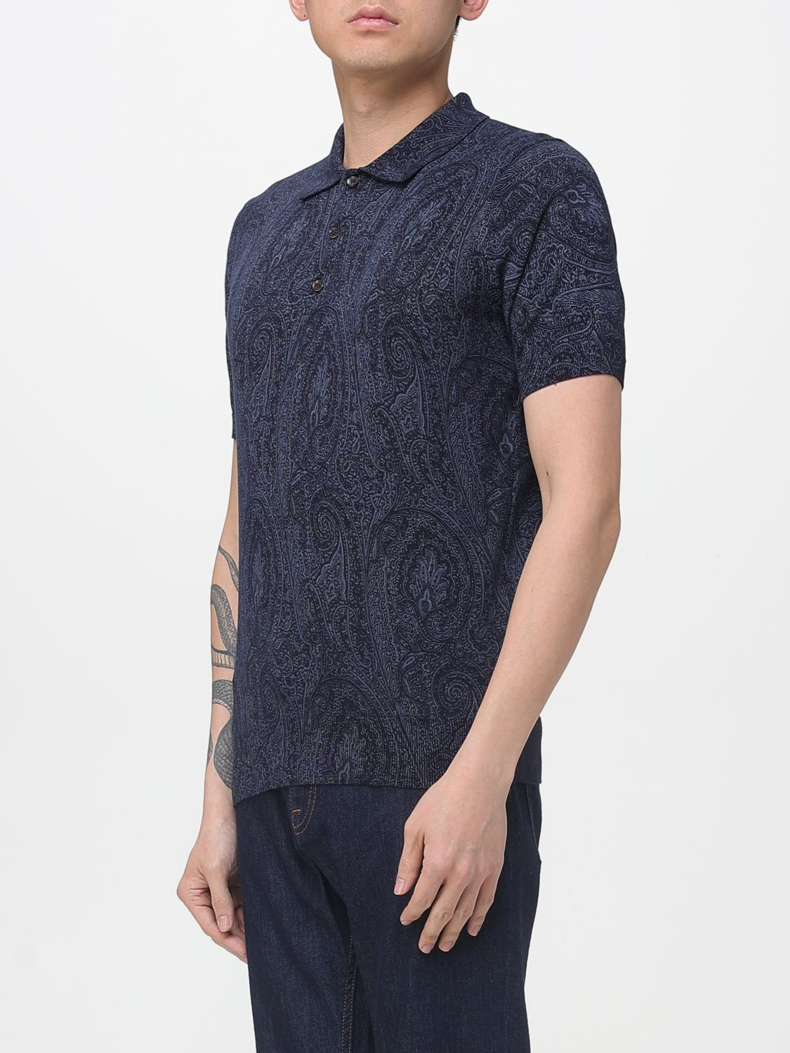 [Etro] T-shirts Short Sleeve SS26 MRKF0004AKG63 B0064