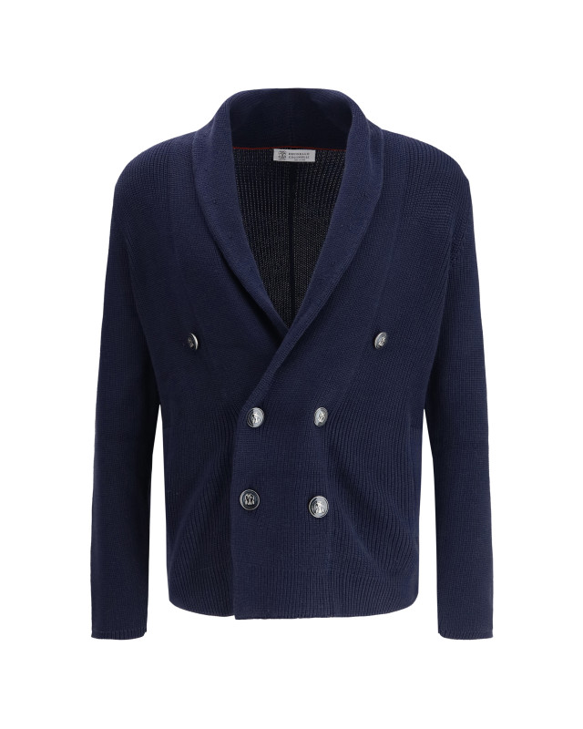 Cardigan with a shawl collar