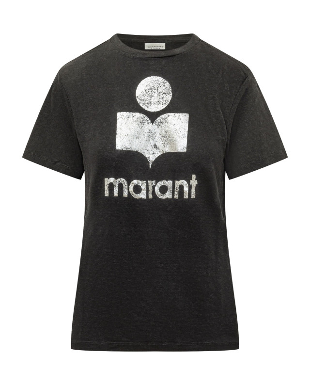 [Marant Etoile] T-shirts Short Sleeve FW26 24PTS0001FBA1N10E 01BK