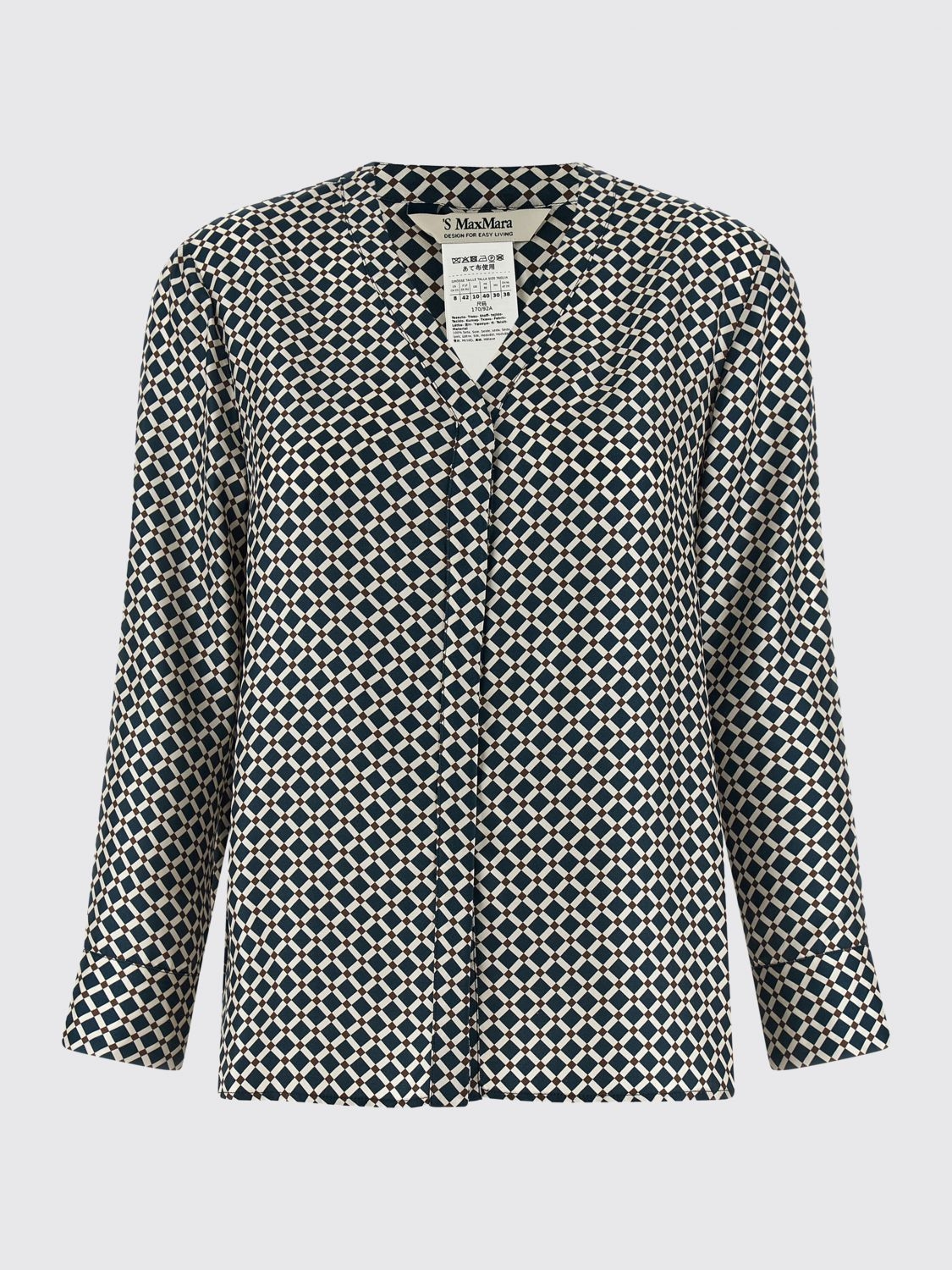 [S Max Mara] Shirts Long Sleeve SS26 2619111031600 002