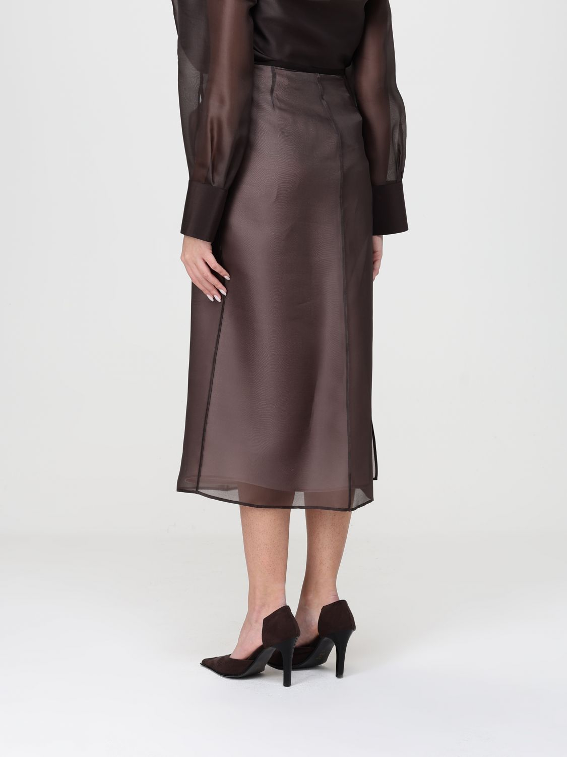 [AGNONA] Long skirt SS26 TG1110 U4117 M74