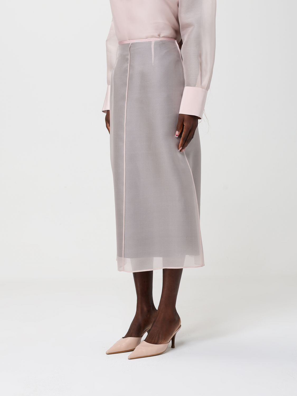 [AGNONA] Long skirt SS26 TG1110 U4117 P08