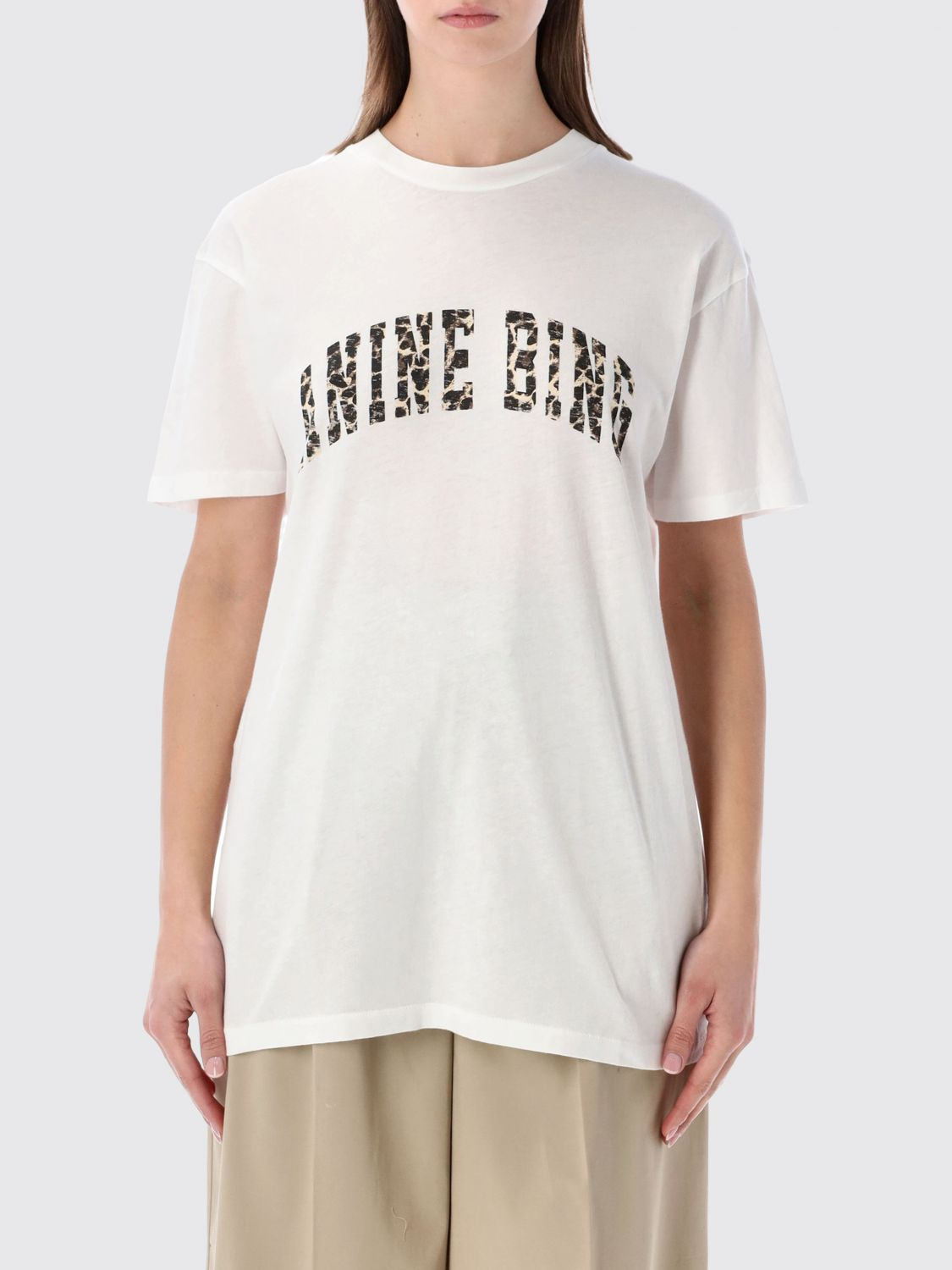 [Anine Bing] T-shirts Short Sleeve SS26 A0812128 IVY1