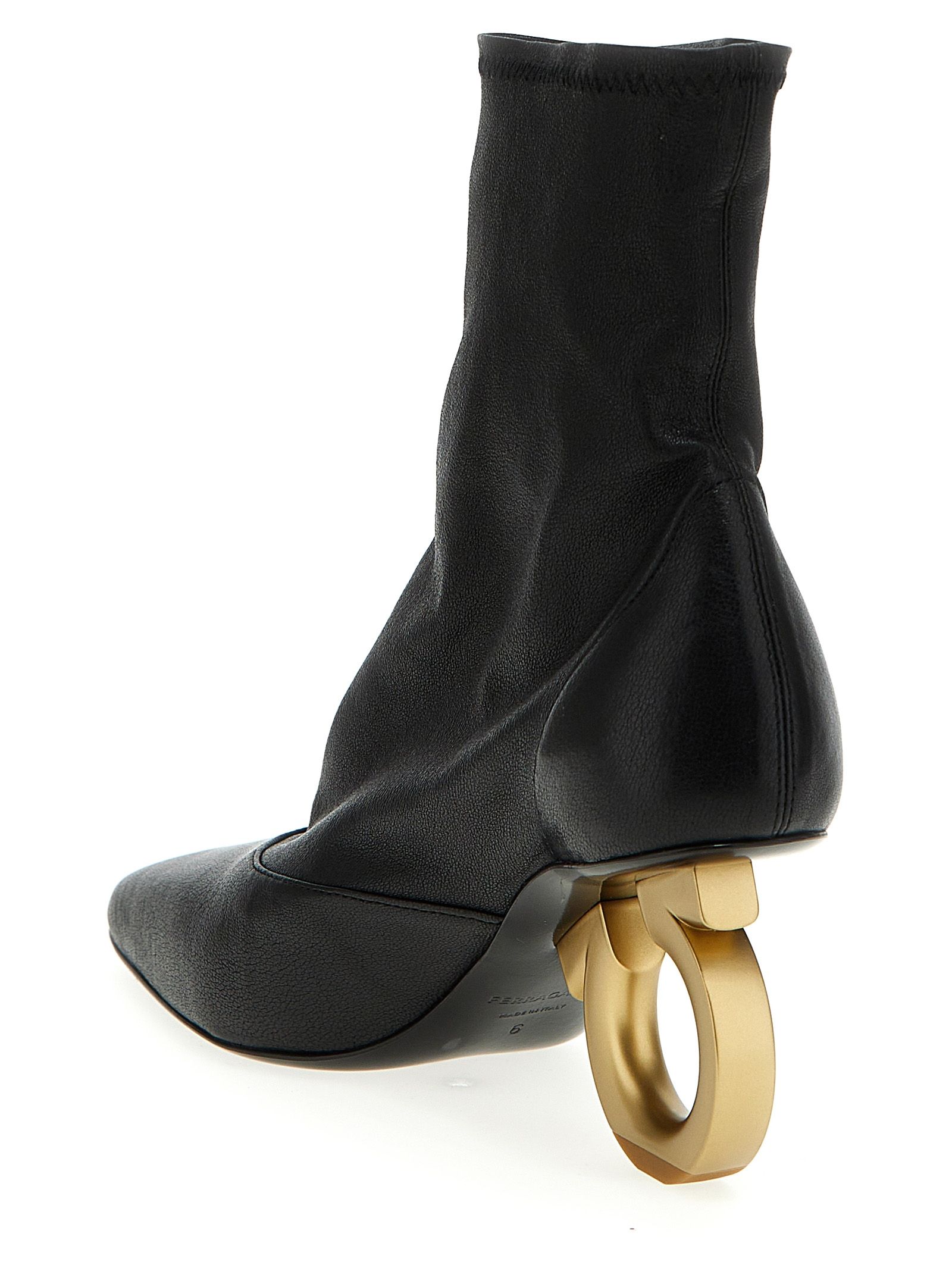 [Ferragamo] Ankle Boots FW23 0763424BLACK