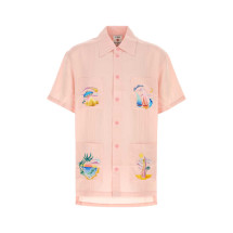 [Casablanca] Shirts Short Sleeve FW26 MPF26SH28401 PINK