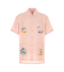[Casablanca] Shirts Short Sleeve FW26 MPF26SH28401 PINK