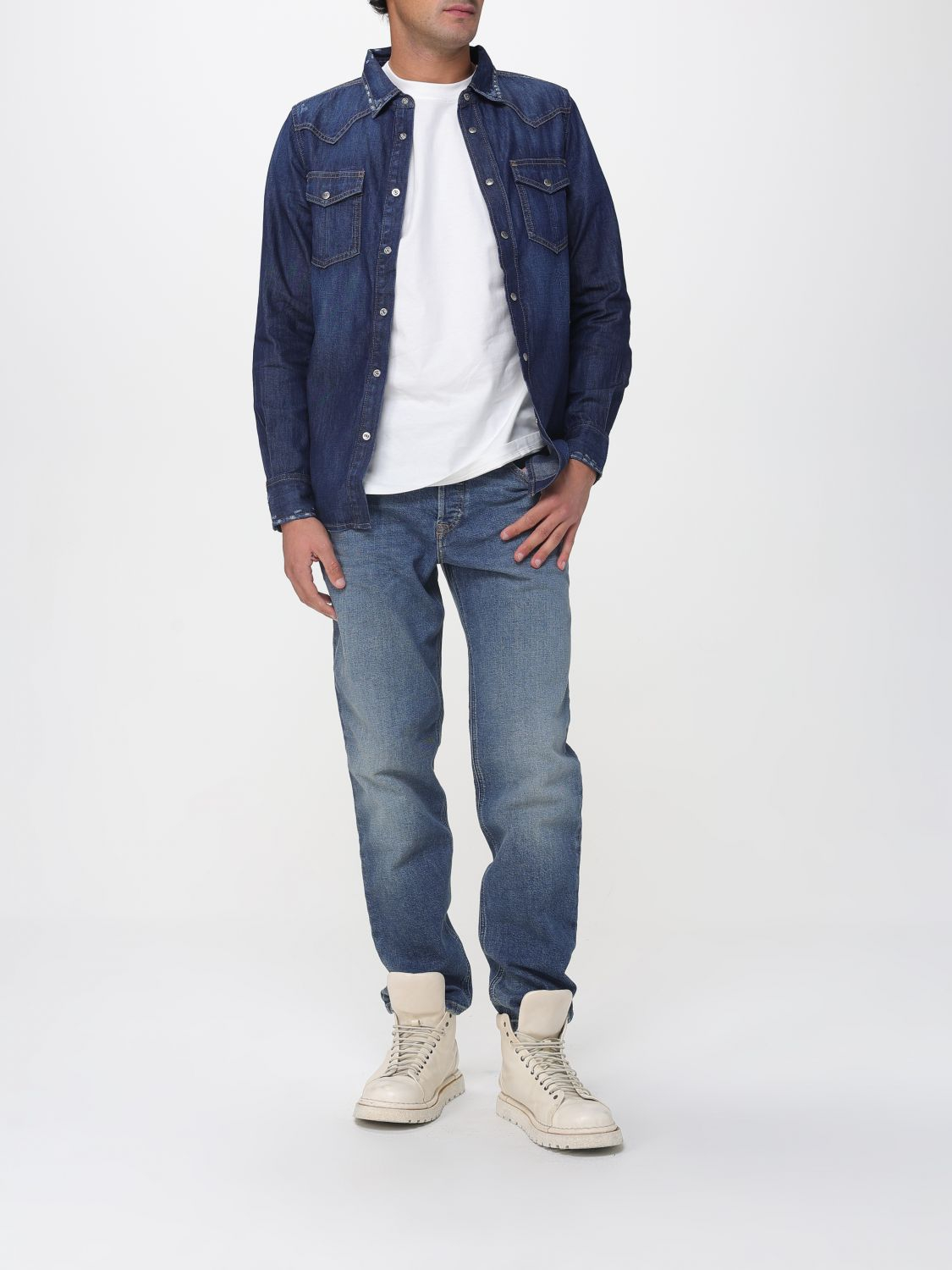 [Diesel] Shirts Long Sleeve SS26 A126220BEBP 01