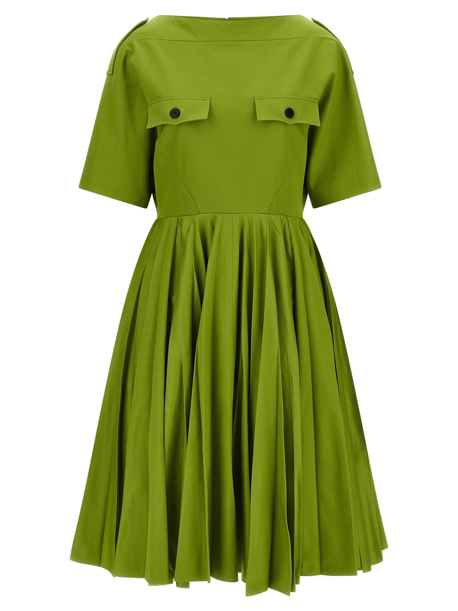 [Prada] Short sleeve dress SS26 P3S12GSOOO10YPF0613