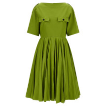[Prada] Short sleeve dress SS26 P3S12GSOOO10YPF0613