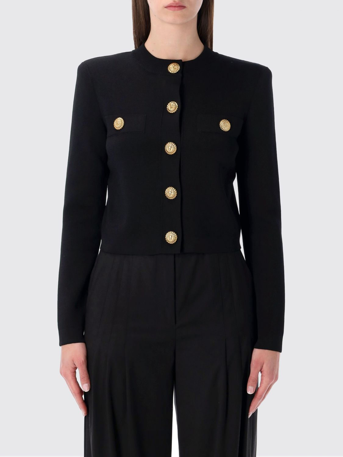 [Balmain] Knitwear SS26 GF1KL000KJ43 0PA