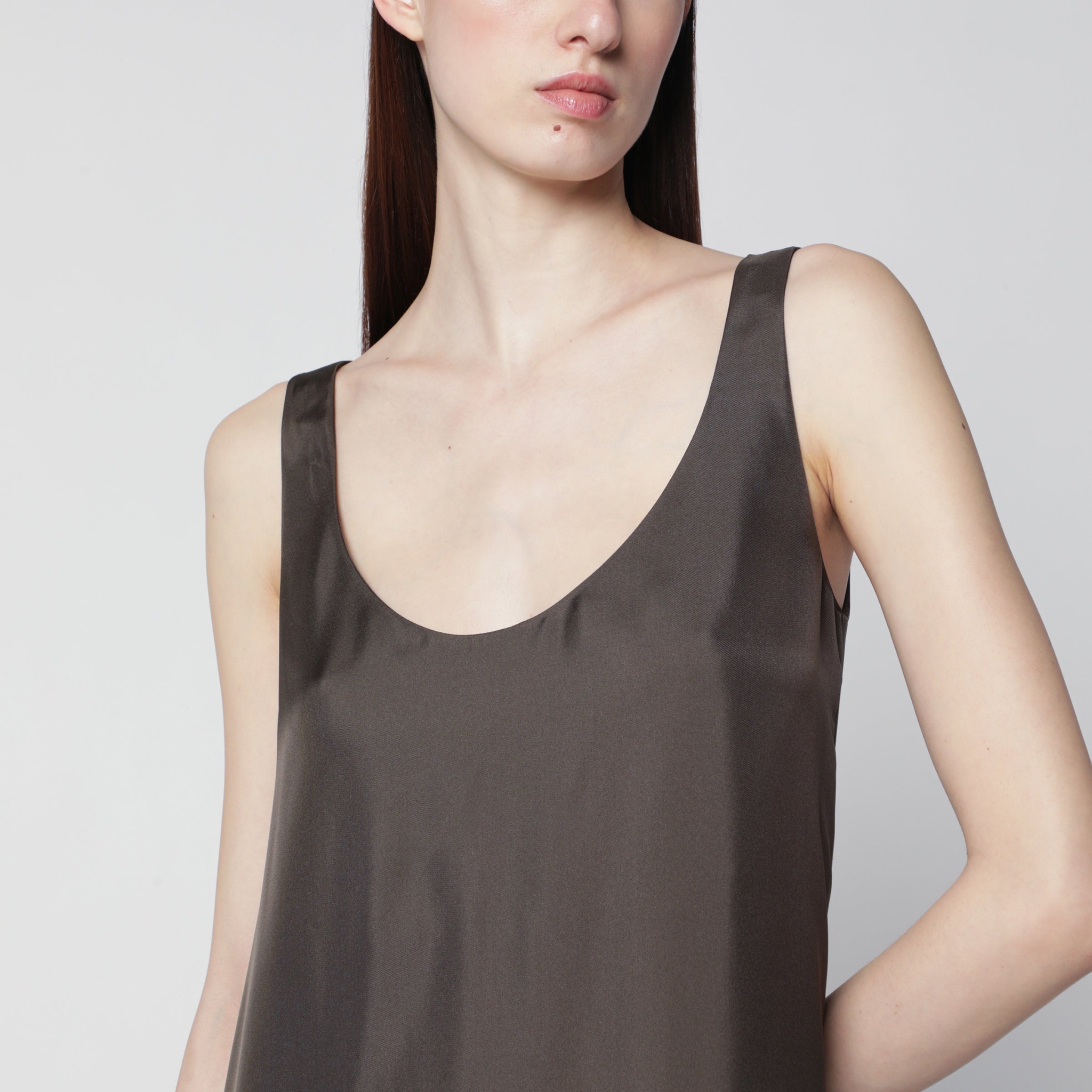 [ROHE] Sleeveless dress SS26 419-33-045SI