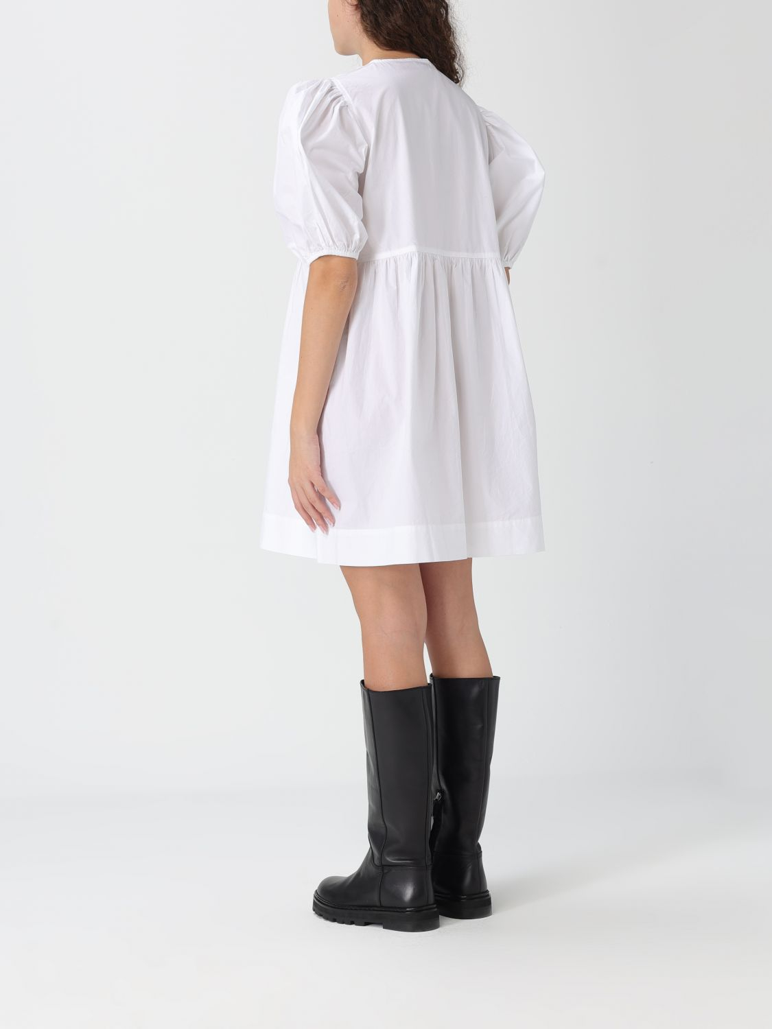 [GANNI] Short sleeve dress SS26 F9170 151