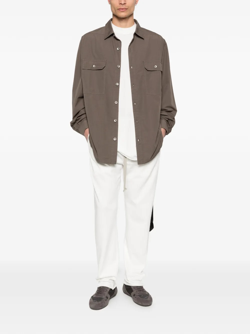 [RICK OWENS DRKSHDW] Shirts Long Sleeve SS26 DU01F4297CR34