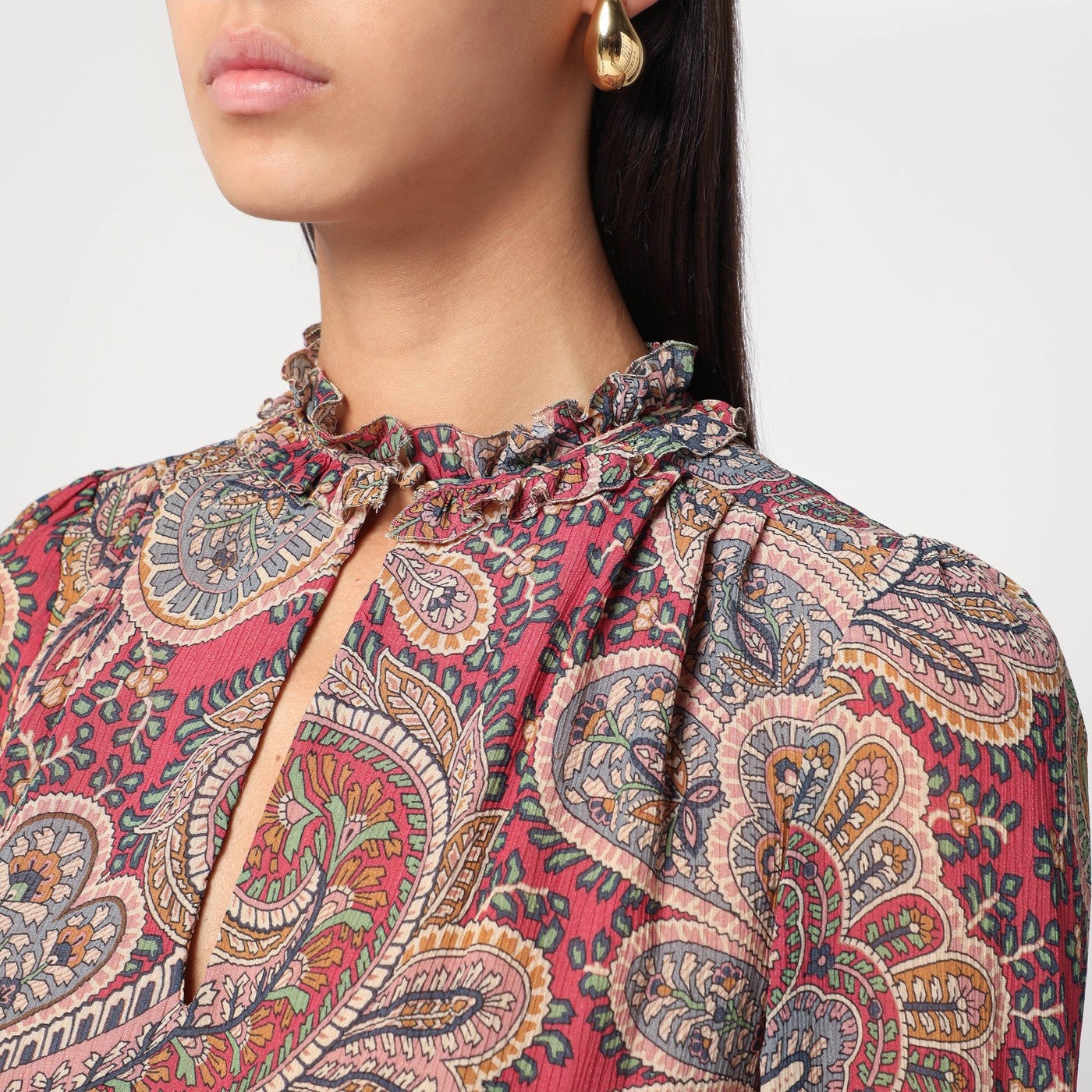 [Etro] Long sleeve dress FW25 WRHA041899SADF4