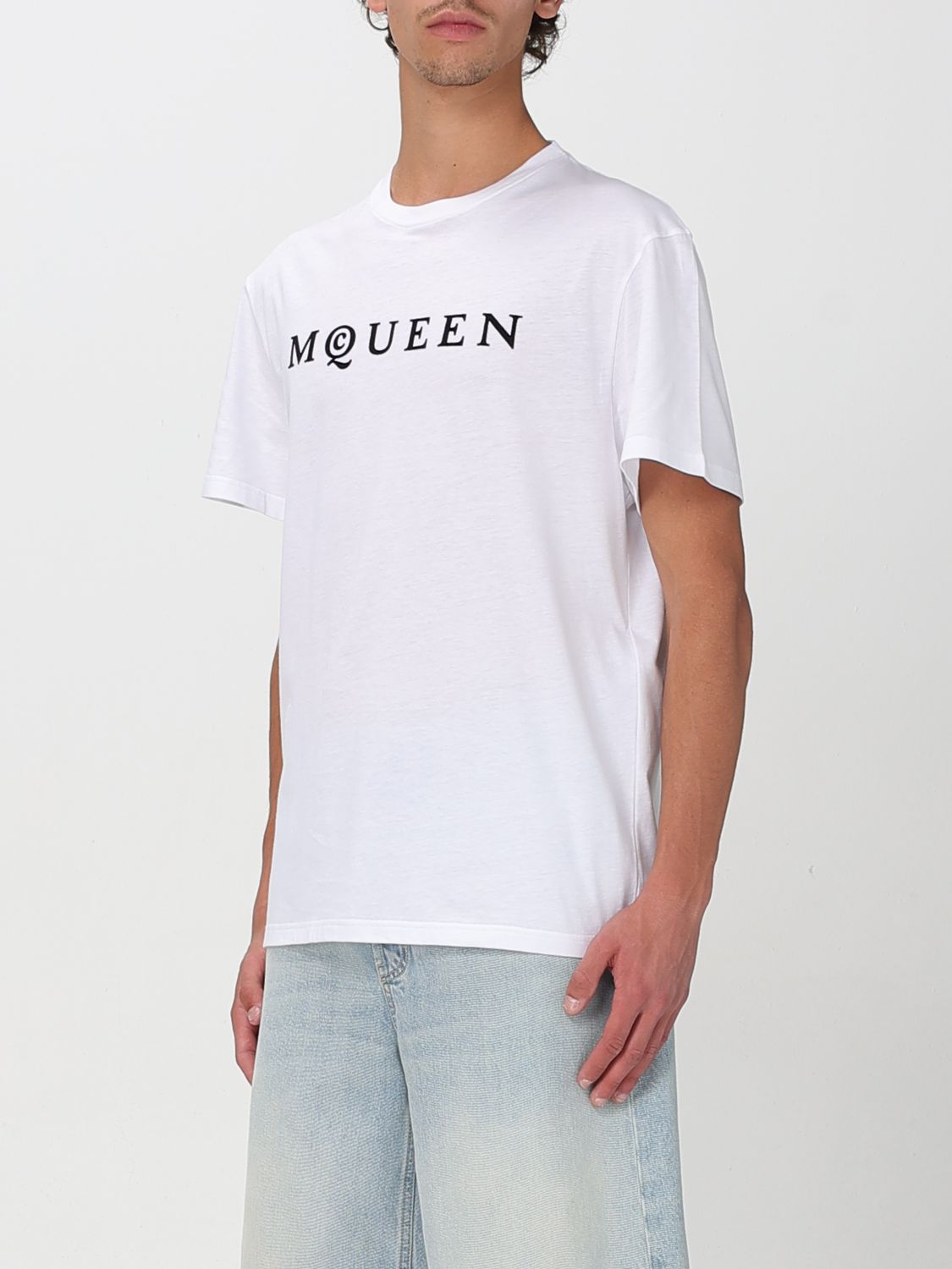 [McQueen] T-shirts Short Sleeve FW25 828420QTADD 0909