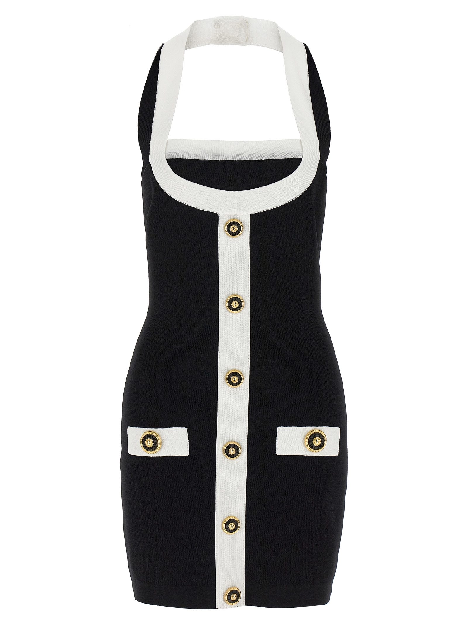 [Balmain] Sleeveless dress SS25 EF1R2390KH99EAB