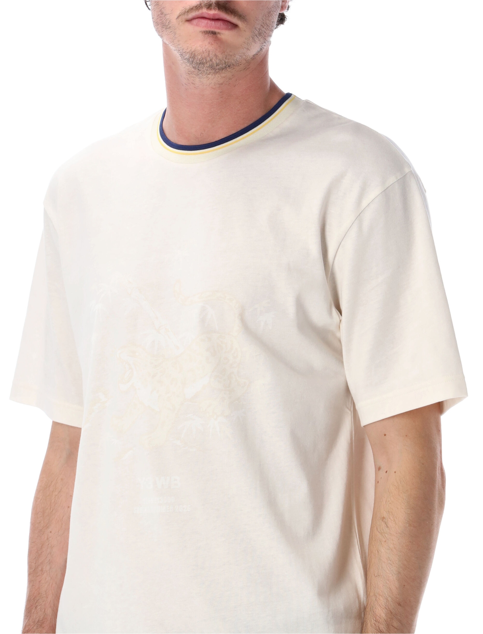 [ADIDAS Y3] T-shirts Short Sleeve SS26 KS3977CWHITE