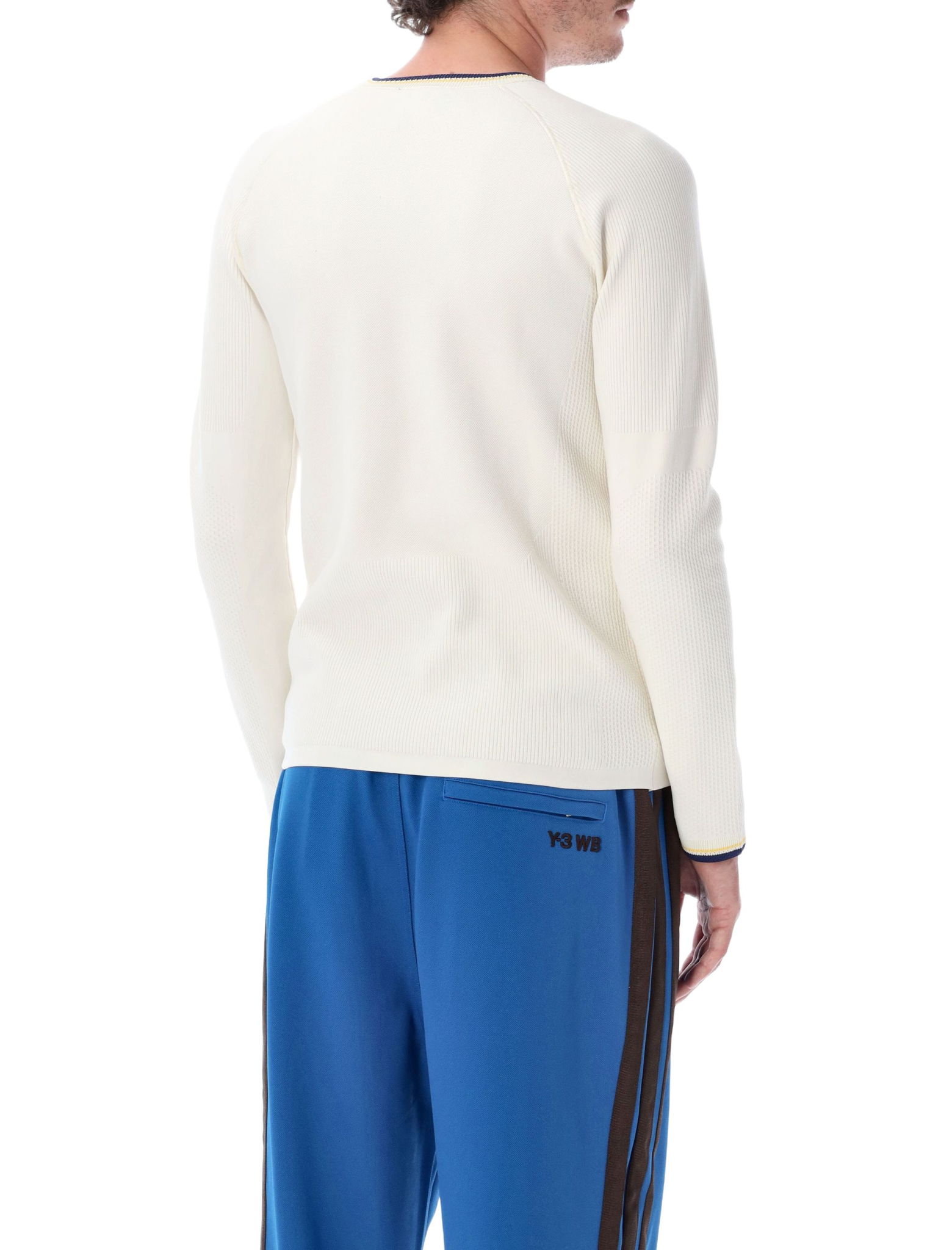 [ADIDAS Y3] T-shirts Long Sleeve SS26 KS3975CREWHT