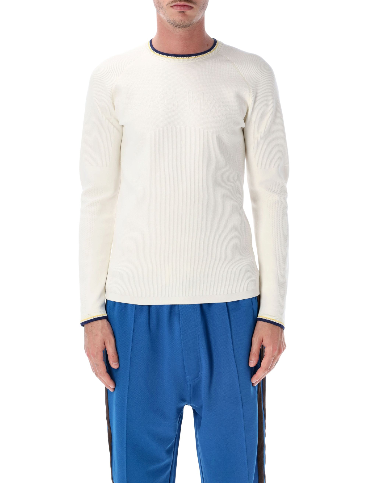 [ADIDAS Y3] T-shirts Long Sleeve SS26 KS3975CREWHT