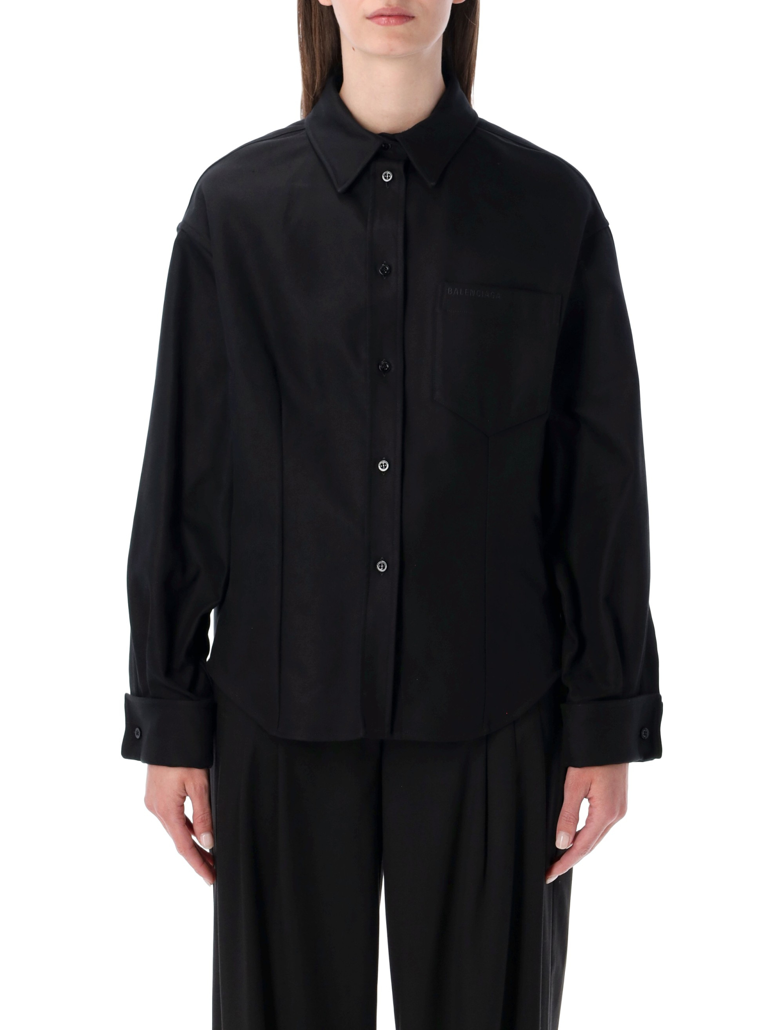 [Balenciaga] Shirts Long Sleeve SS26 872318TUP181000