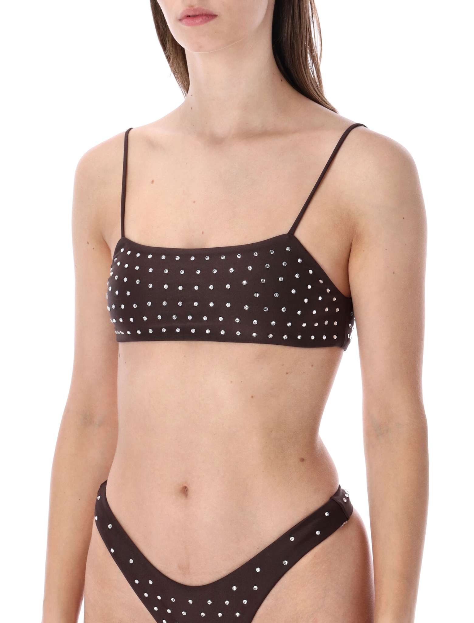 [SWIM BY DI] Bikini SS26 CRYSTALBIKINIDARK CHOCO