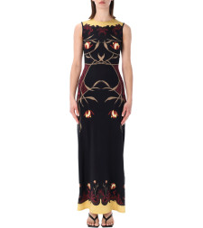 [MARINE SERRE] Sleeveless dress SS26 WDR479ACJER0118BK97
