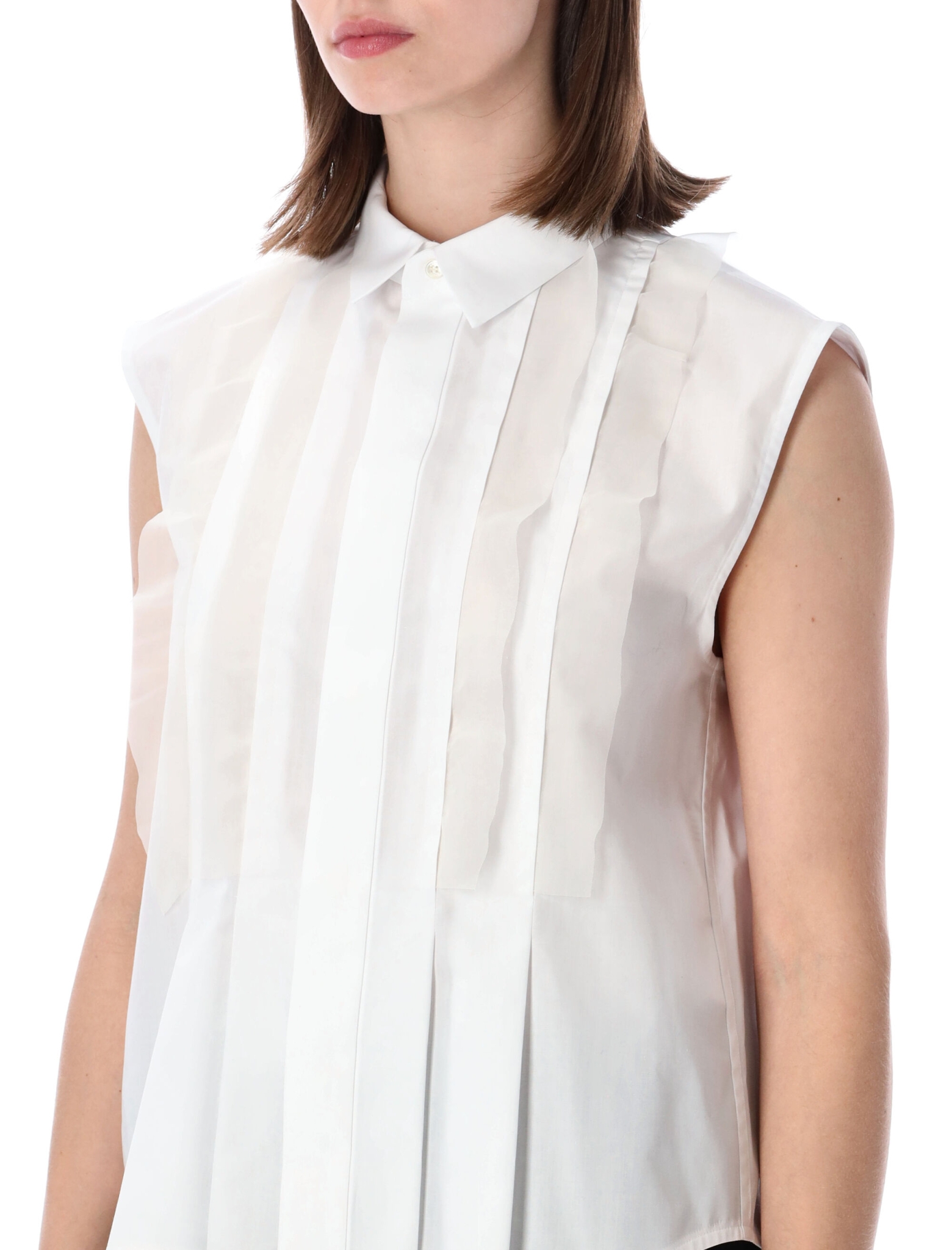 [Sacai] Shirts Sleeveless SS26 26-08541151